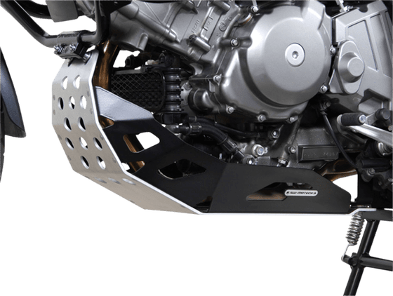 DL 650 V-STROM (2004 - 2017) variklio apsauga juoda, skirta suzuki dl650 v-strom generation-2 | SW-MOTECH