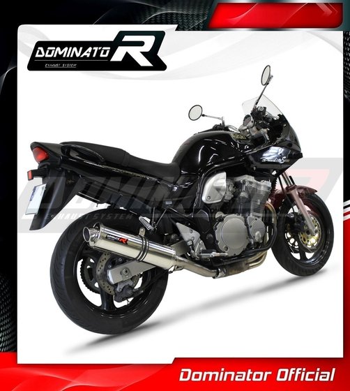 GSF 600 S BANDIT (1995 - 1999) homologated exhaust silencer round | Dominator