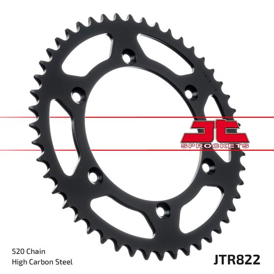 DR-Z 400 SM (2005 - 2009) plieninė galinė žvaigždutė | JT Sprockets