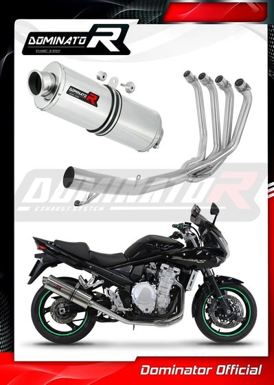 GSF 650 BANDIT (2007 - 2016) full exhaust system silencer ov | Dominator