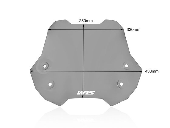 DL 650 V-STROM (2007 - 2021) sportinis priekinis stiklas v-strom 650 | WRS