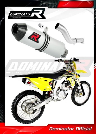 RM Z 450 (2013 - 2018) exhaust silencer mx2 | Dominator