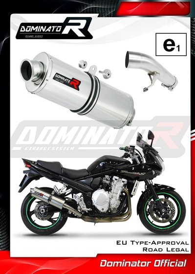 GSF 1250 S BANDIT (2007 - 2016) eu approved exhaust silencer ov | Dominator