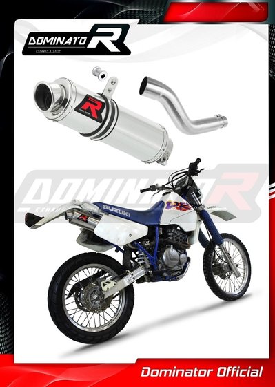 DR 350 (1990 - 1999) exhaust silencer round + db killer | Dominator