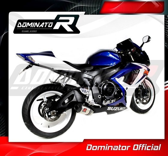 GSX R 600 (2006 - 2007) exhaust silencer hp3 | Dominator