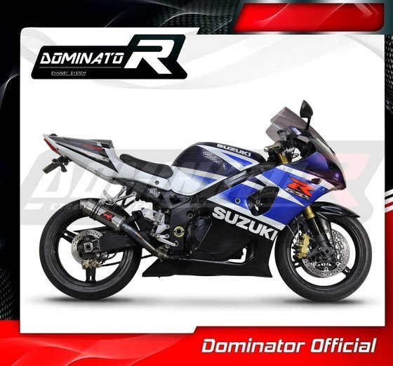 GSX-R 1000 (2001 - 2004) exhaust silencer muffler bolt-on gp1 | Dominator