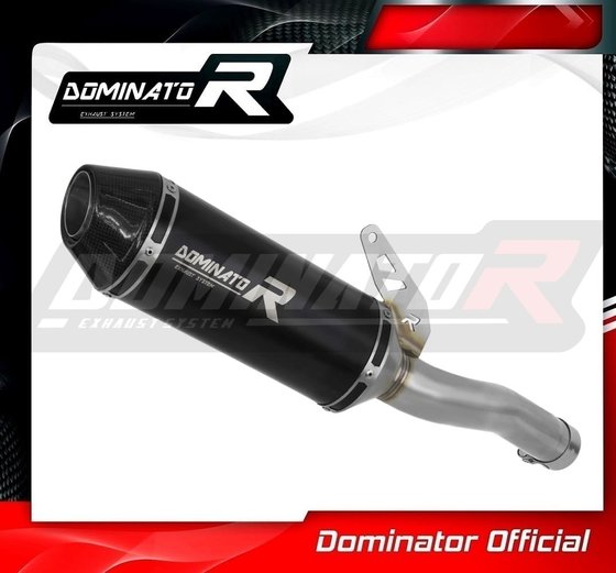 GSX-R 750 (2008 - 2010) exhaust silencer hp3 black | Dominator