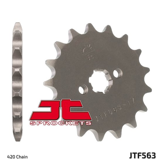 JR 50 (1978 - 2006) plieninė priekinė žvaigždutė | JT Sprockets