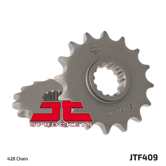 DR 125 (1985 - 2000) priekinė žvaigždutė 14 dantų žingsnis 428 jtf40914 | JT Sprockets