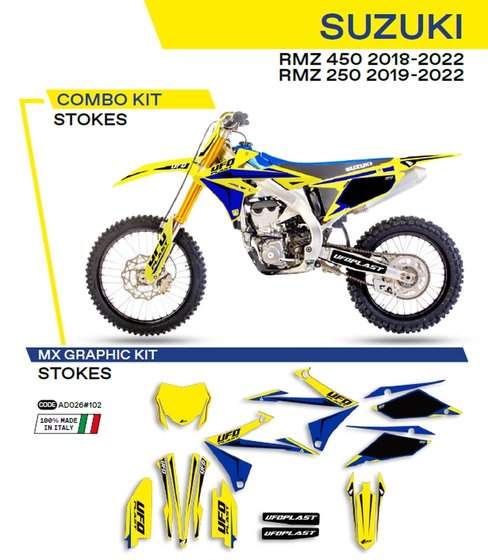 RM Z 450 (2018 - 2022) lipdukų rinkinys | UFO