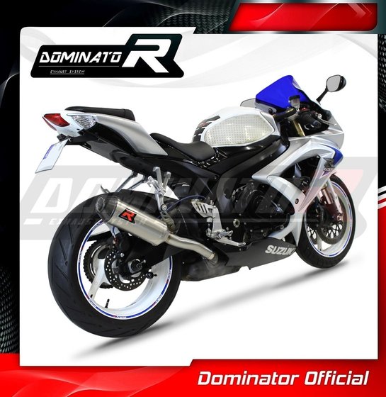 GSX R 600 (2008 - 2010) exhaust silencer hp3 | Dominator