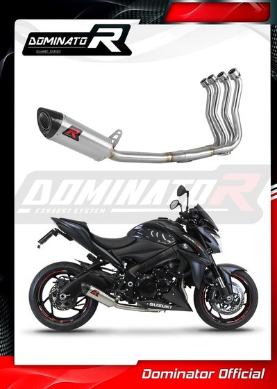 GSX-S 1000 (2015 - 2020) full exhaust system silencer hp8 | Dominator