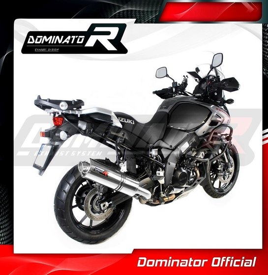 DL 1000 V-STROM (2017 - 2020) homologated exhaust silencer oval | Dominator