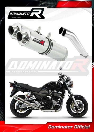 GSX 1400 (2001 - 2005) exhaust silencer round | Dominator