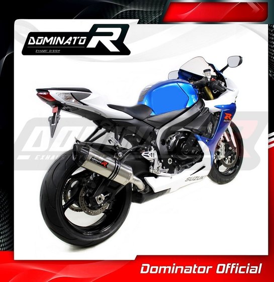 GSX-R 750 (2011 - 2017) exhaust silencer hp1 | Dominator