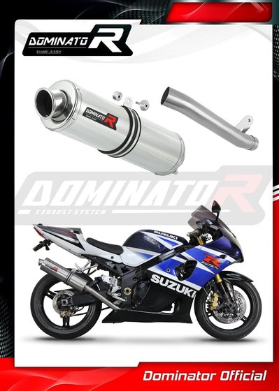 GSX-R 1000 (2001 - 2004) exhaust silencer muffler slip-on st | Dominator