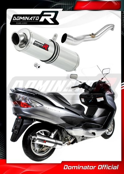 AN 400 BURGMAN (2007 - 2016) exhaust silencer round | Dominator