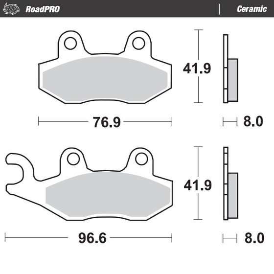 DR 350 (1990 - 1999) ceramic brake pad | MOTO-MASTER