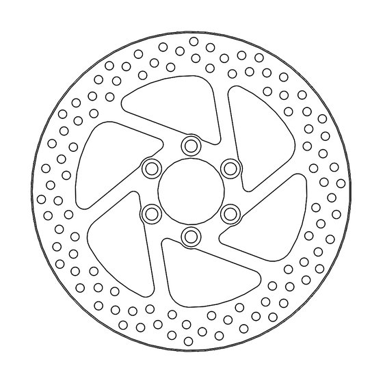 VL 1500 INTRUDER (1998 - 2019) moto-master halo brakedisc rear suzuki: vs1400 intruder gl/glp,vi1500 intruder l | MOTO-MASTER