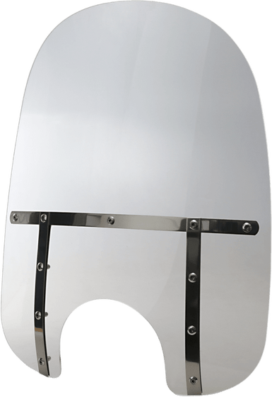 VS 800 INTRUDER (1992 - 2009) clear 21" windshield replacement for memphis fats | MEMPHIS SHADES METRIC