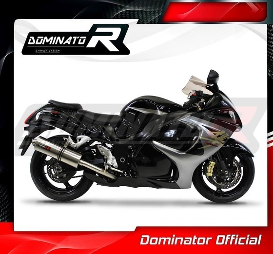 GSX 1300 R HAYABUSA (2008 - 2019) exhaust silencer oval | Dominator