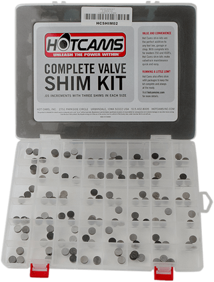 RM Z 450 (2005 - 2017) valve shims set | Hot Cams