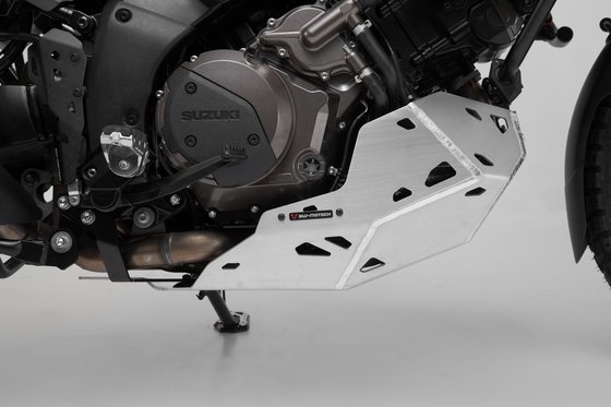 DL 1050 V-STROM (2020 - 2022) engine guard black/silver | SW-MOTECH