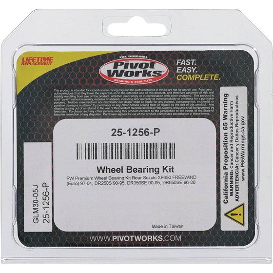 DR 350 (1990 - 1995) wheel bearing kit rear | All Balls