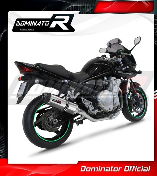 GSF 650 BANDIT (2007 - 2016) full exhaust system silencer hp1 | Dominator