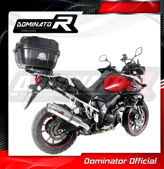 DL 1000 V-STROM (2014 - 2016) homologated exhaust silencer round | Dominator