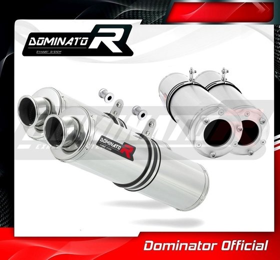 GSX 1300 R HAYABUSA (1999 - 2007) exhaust silencer round | Dominator