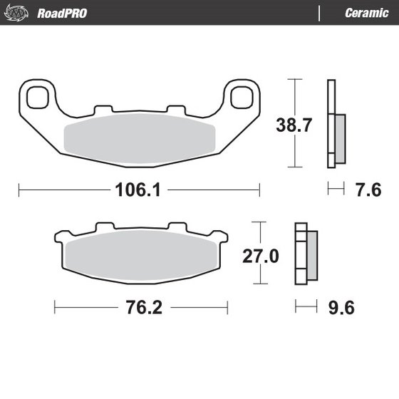 GSX 1100 (1994 - 1995) ceramic brake pad | MOTO-MASTER