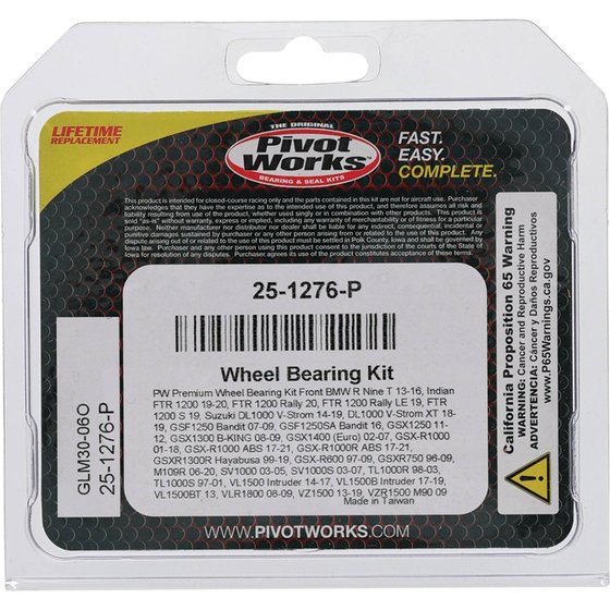 VL 1500 INTRUDER (2013 - 2019) wheel bearing kit front | All Balls