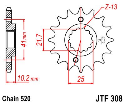 GSX-R 1100 (1989 - 1994) steel front sprocket | JT Sprockets