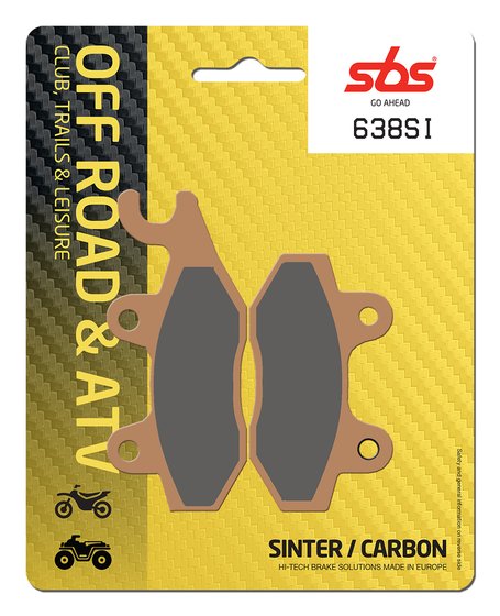 LT A 500 (2008 - 2008) sbs brakepads sintered offroad | DOPPLER