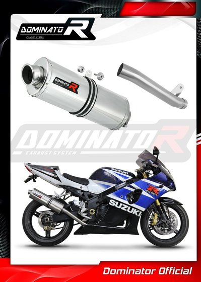 GSX-R 1000 (2001 - 2004) exhaust silencer muffler slip-on ov | Dominator