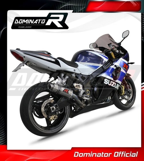 GSX-R 1000 (2001 - 2004) exhaust silencer muffler bolt-on gp1 | Dominator