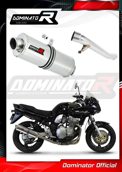 GSF 600 S BANDIT (1995 - 1999) exhaust silencer oval | Dominator