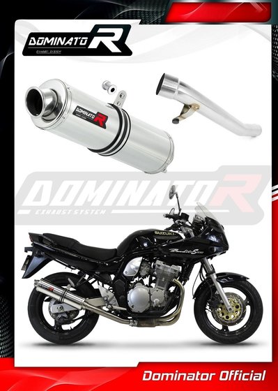 GSF 600 S BANDIT (1995 - 1999) exhaust silencer round | Dominator