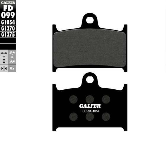 GSF 1200 BANDIT (1996 - 1999) semi-metal brake pad | GALFER