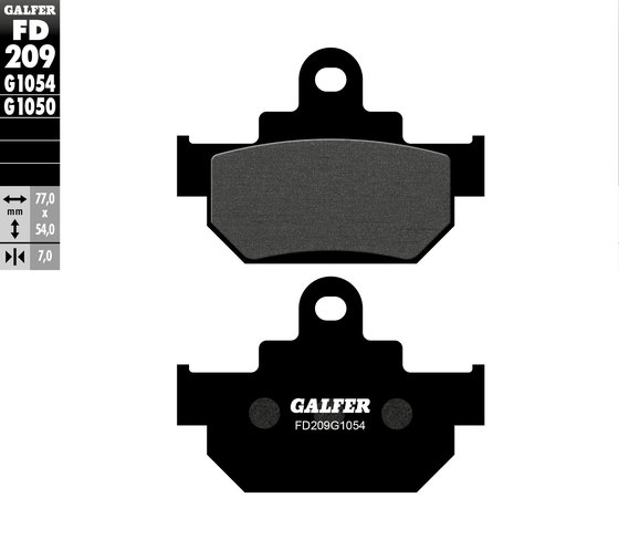 VL 250 LC INTRUDER (2000 - 2007) semi-metal brake pad | GALFER