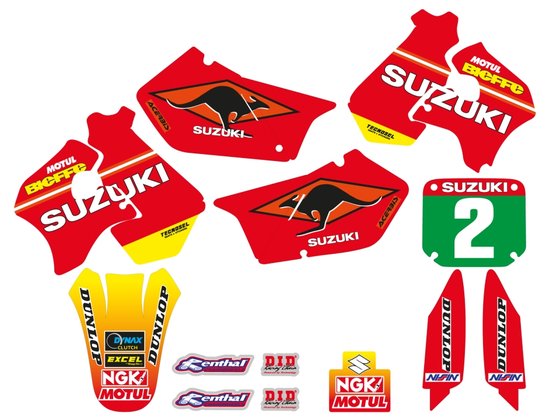 RM 250 (1996 - 1998) sticker set | BLACKBIRD