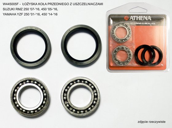 RM Z 250 (2007 - 2020) front wheel bearing kit | ATHENA