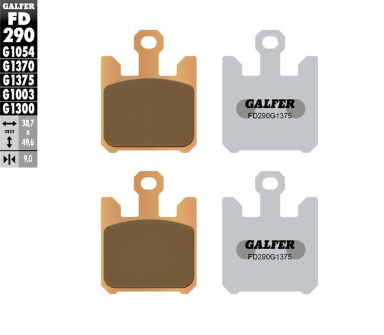 GSX-R 1000 (2003 - 2003) sport sinter brake pad | GALFER