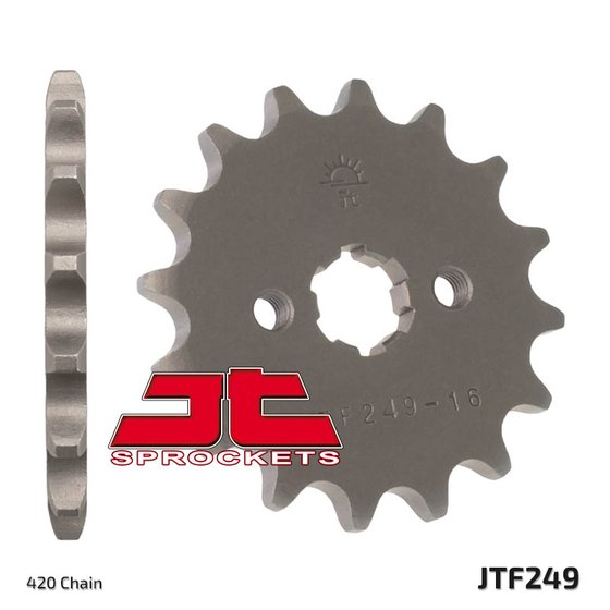 DR Z 110 (2003 - 2005) steel front sprocket | JT Sprockets